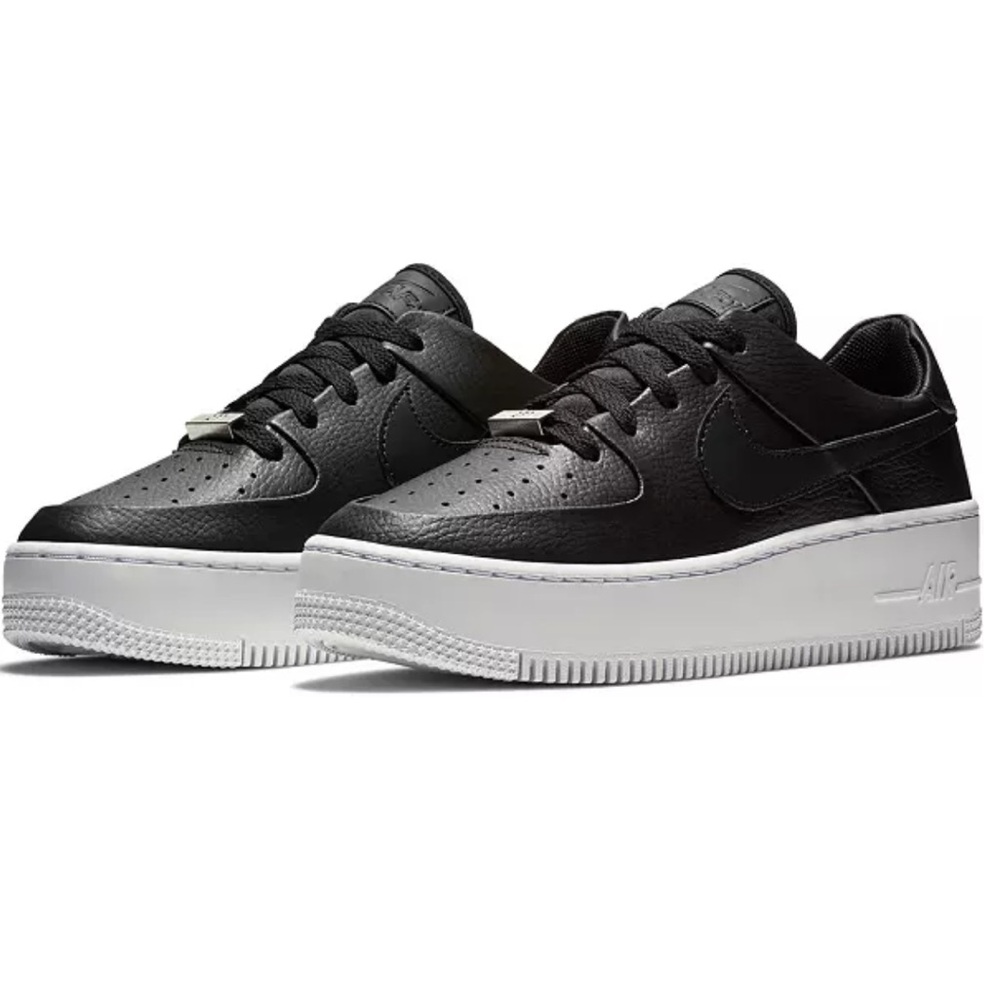 Worn Classic Air Force 1 foam midsole that's exaggerated to create a platform